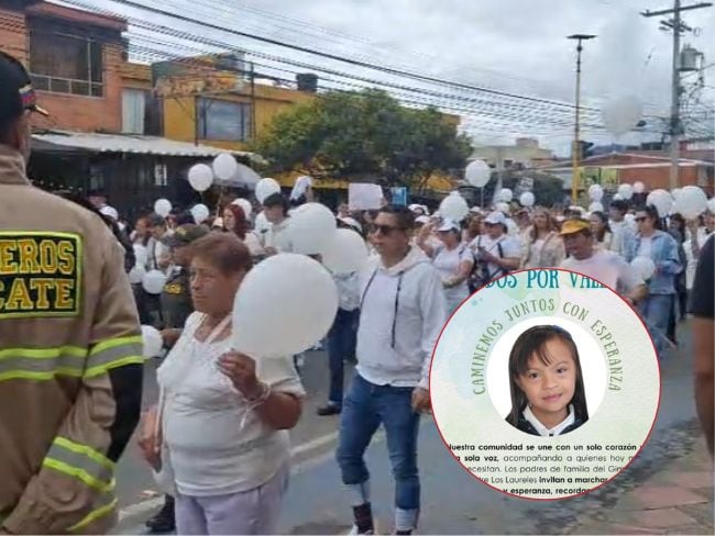 Comunidad de Cajicá pide por la pronta ubicación de Valeria Afanador.