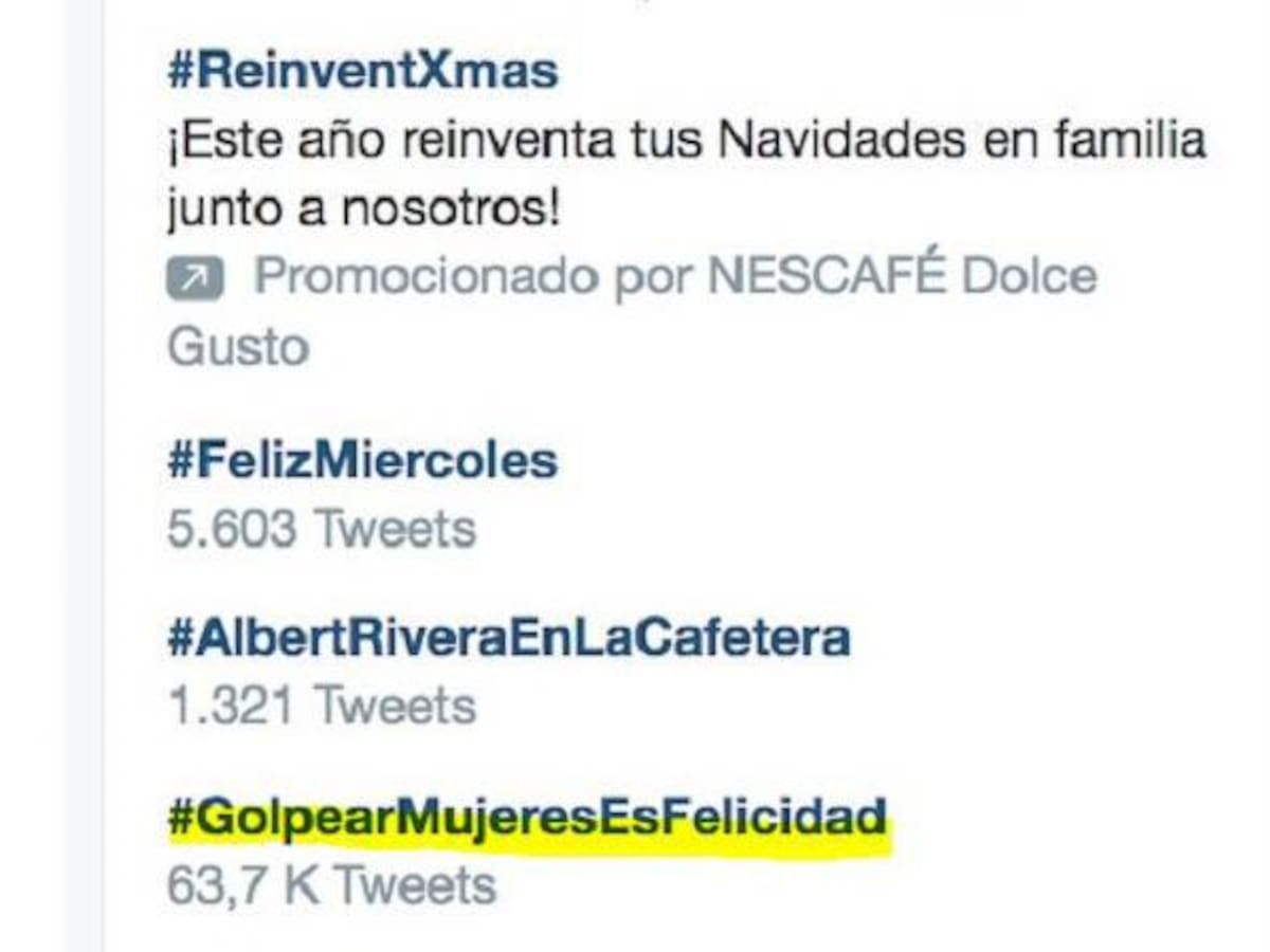 Un hashtag contra las mujeres pone a Twitter en medio de la polémica