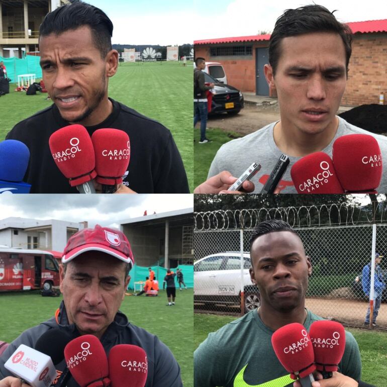 Wilson Morelo, Luis Manuel Seijas, Guillermo Sanguinetti t Carlos Arboleda