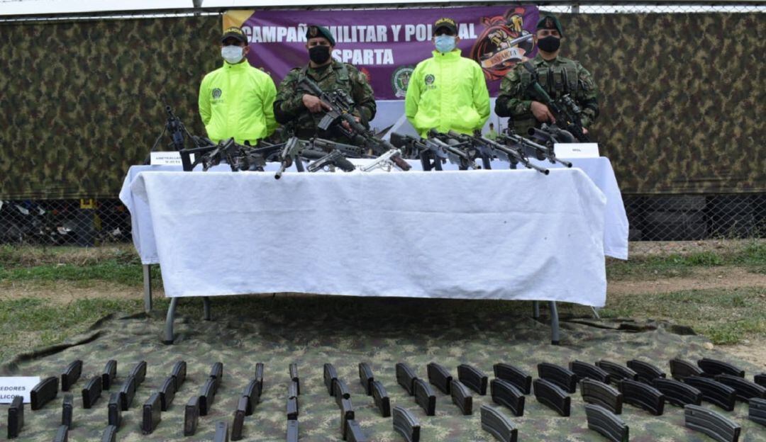 Incautan material de guerra de Los Pelusos en Norte de Santander