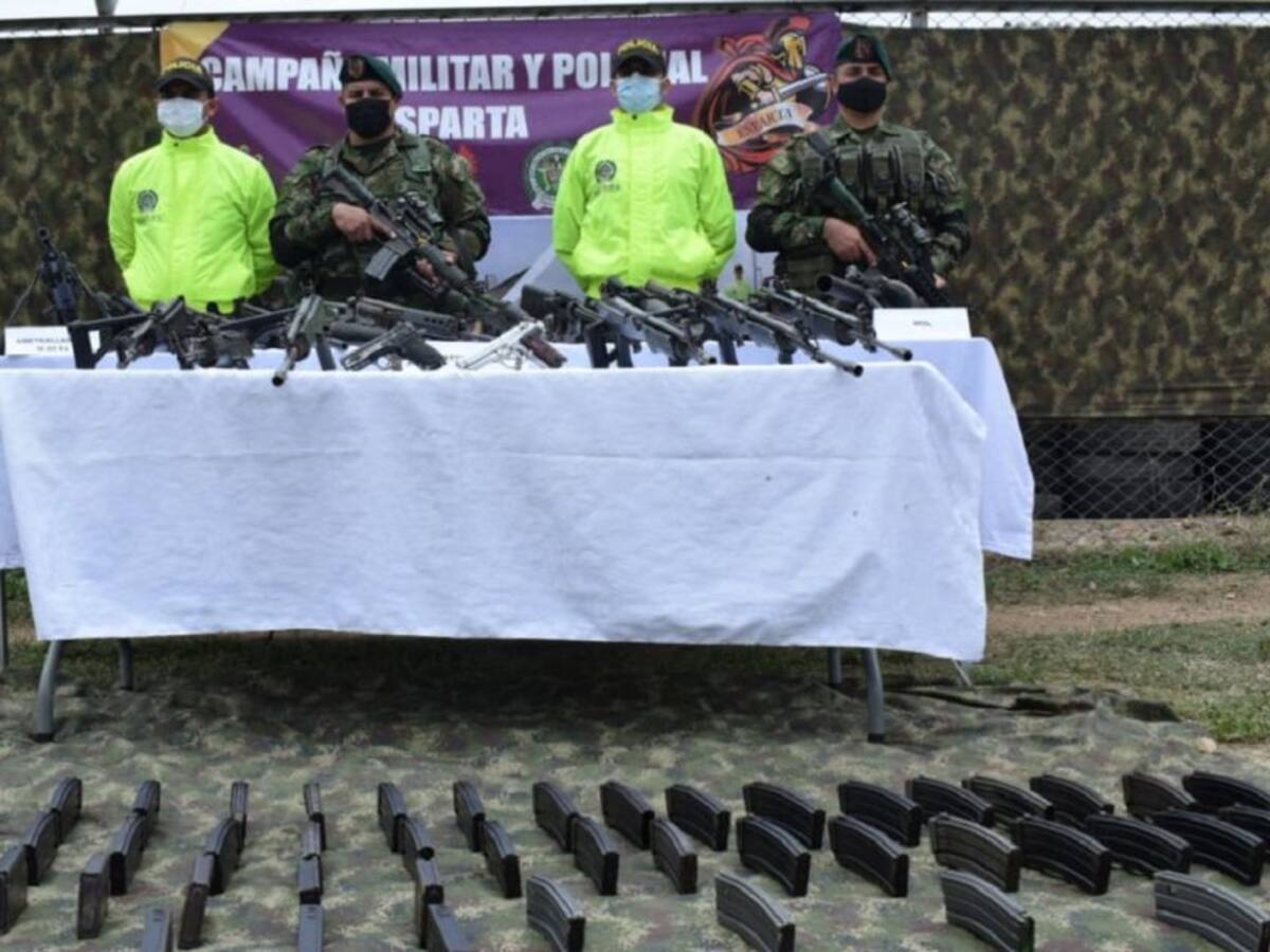 Incautan material de guerra de Los Pelusos en Norte de Santander