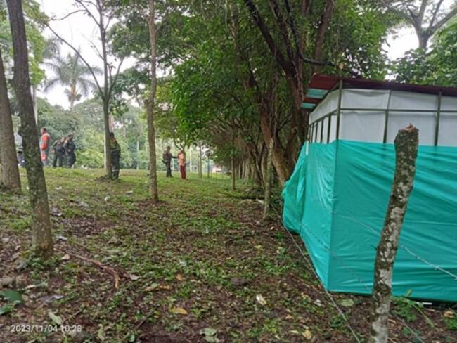 Invasión en un lote de la Agencia Nacional de Infraestructura