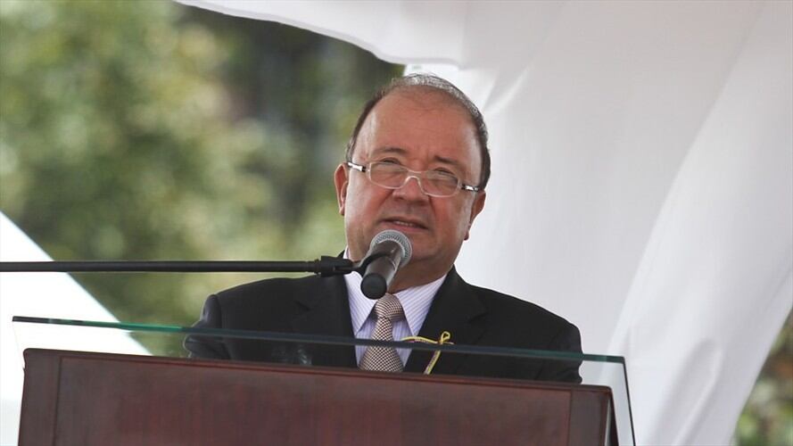 Luis Carlos Villegas, ministro de Defensa . Foto: Colprensa/Sofía Toscano