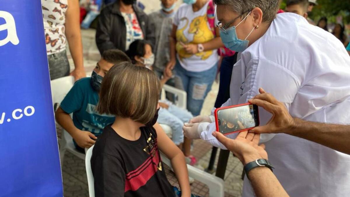 Inició la vacunación a menores entre 3 y 11 años de edad en Risaralda
