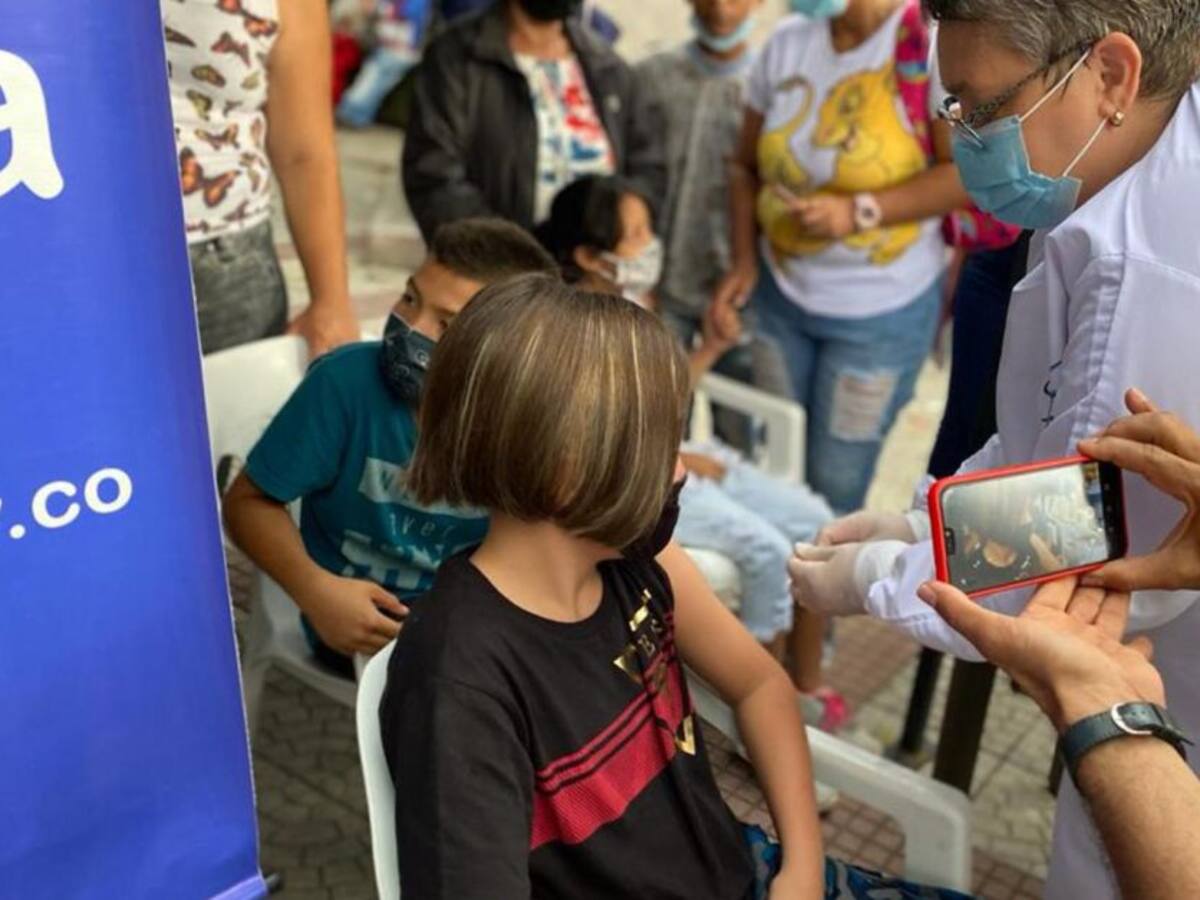Inició la vacunación a menores entre 3 y 11 años de edad en Risaralda