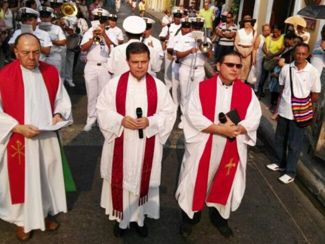 Inició el Viacrucis en el centro Histórico de Cartagena