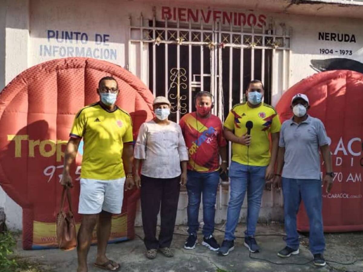 Caracol Radio y Tropicana escucharon a la comunidad del barrio Chile