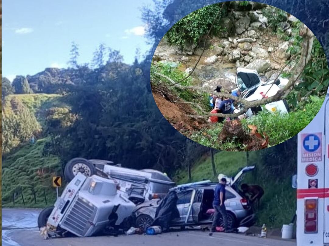 Accidentes Antioquia- fotos cortesía