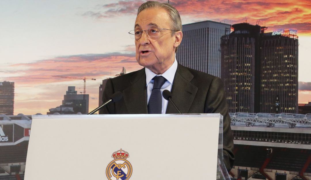 Florentino Pérez, presidente reelecto del Real Madrid