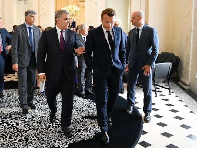 Presidentes Iván Duque y Emmanuel Macron
