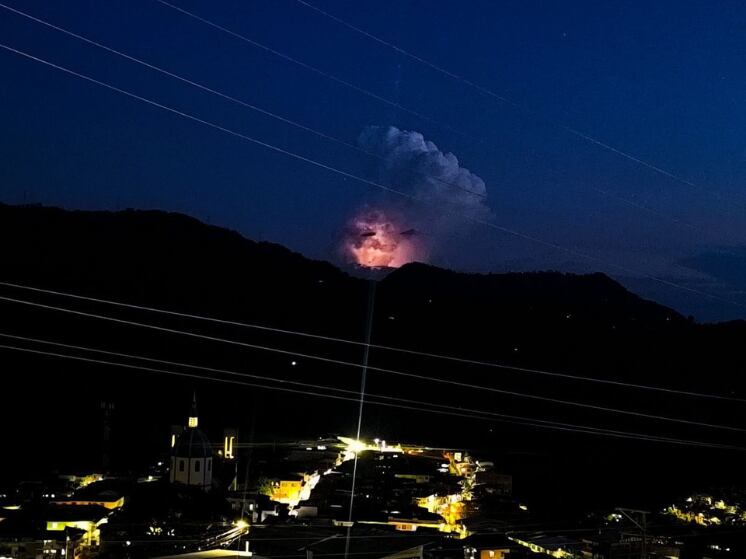 Fotografía publicada en redes sociales desde Aranzazu en Caldas