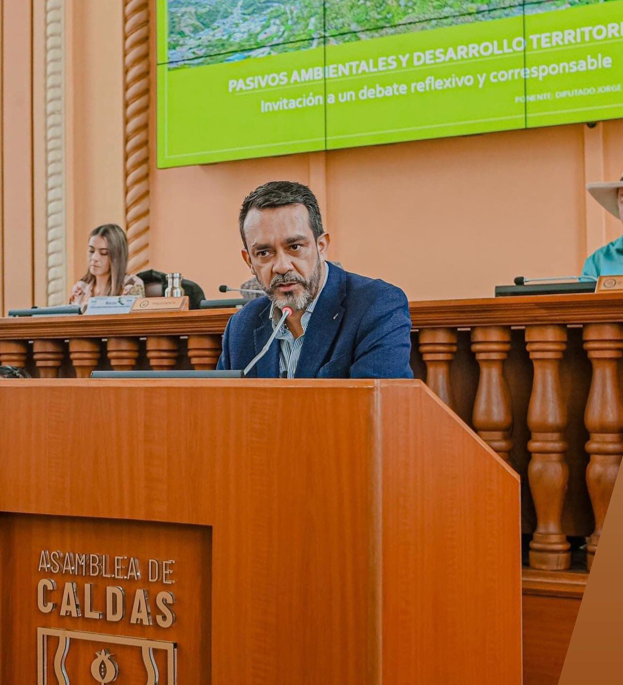 Crédito: diputado de Caldas, Jorge Hernán Aguirre.