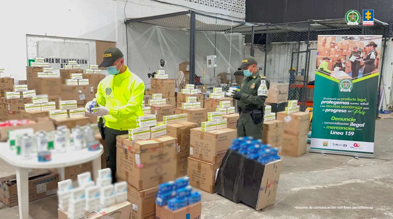 Golpe a las redes de alteración y comercialización de medicamentos en Santande