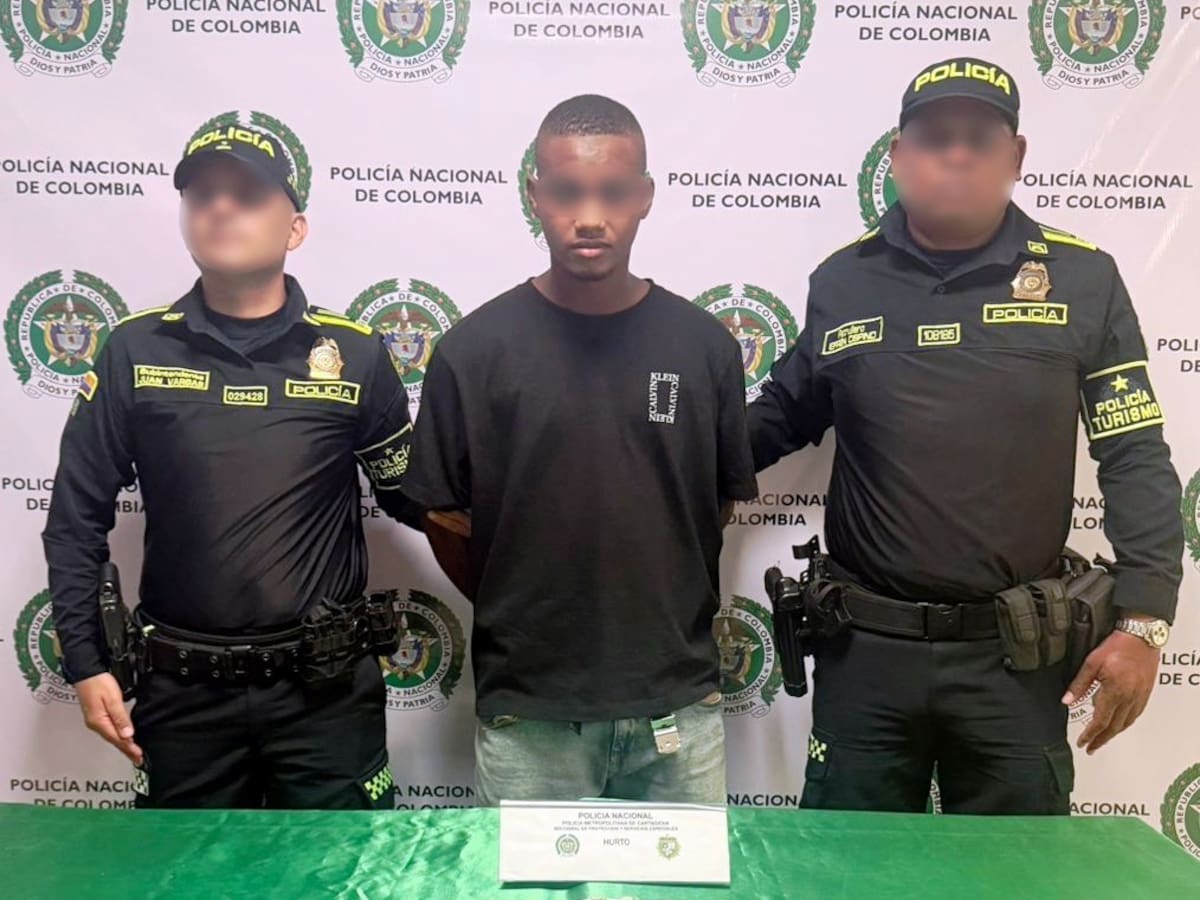 Capturado alias ‘Samir’, quien minutos antes había hurtado una prenda de oro en el Centro Histórico