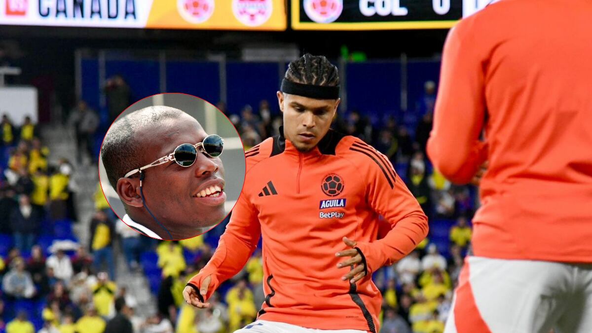 Juan Camilo 'Cucho Hernández de Selección Colombia / Oficial de Facebook de Selección Colombia Y Faustino Asprilla de Getty Images.