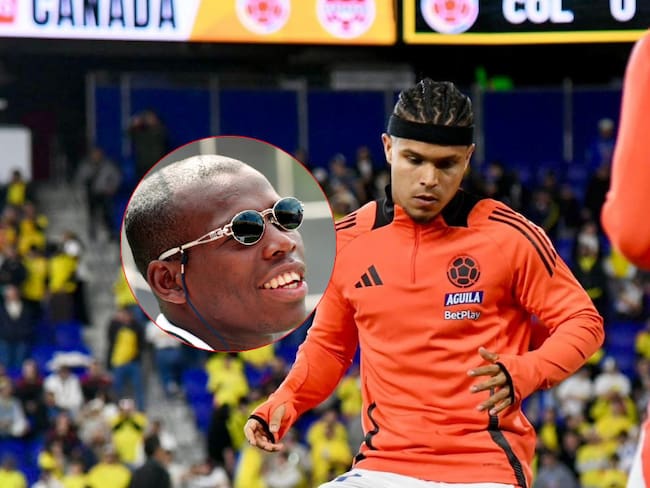 Juan Camilo 'Cucho Hernández de Selección Colombia / Oficial de Facebook de Selección Colombia Y Faustino Asprilla de Getty Images.