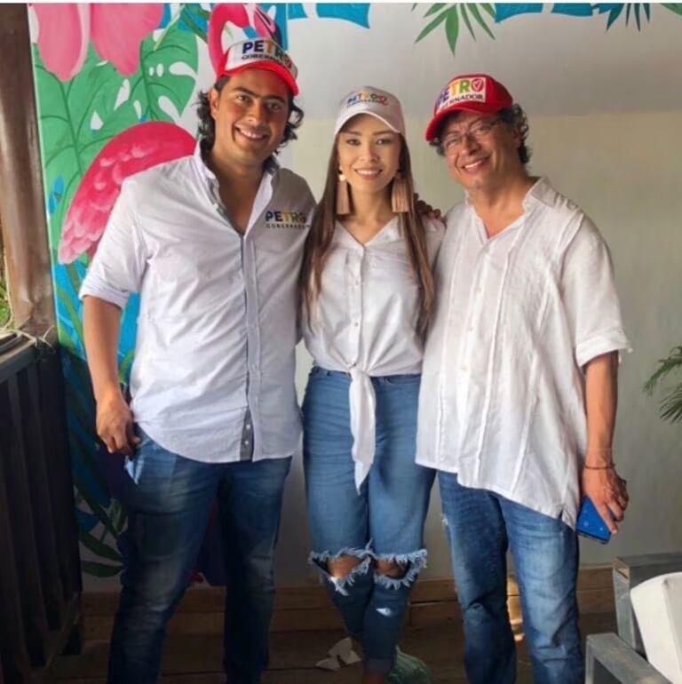 El hijo del presidente Gustavo Petro, Nicolás Petro, es acusado por su expareja de recibir dineros de narcotraficantes para la campaña presidencial (Tomado de Instragram de Day Vásquez)