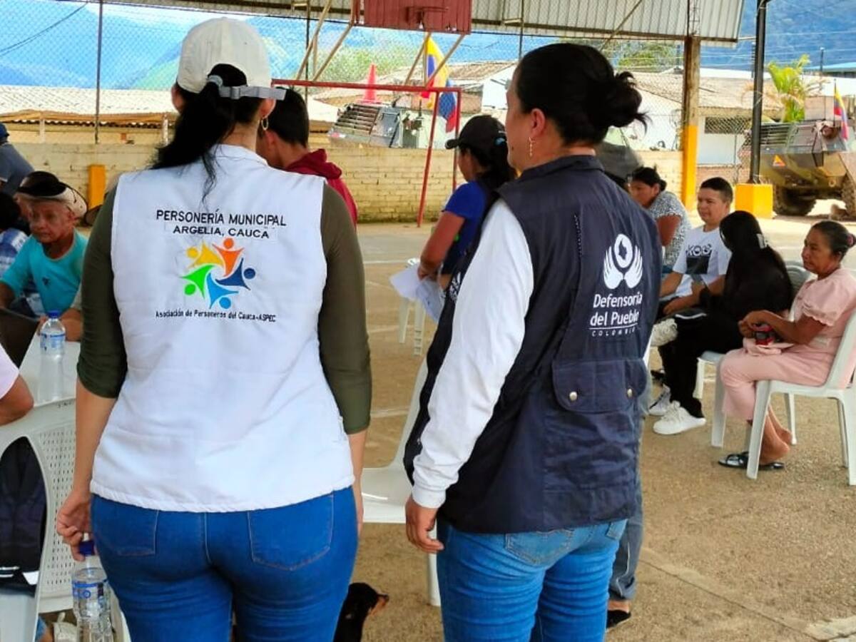 Delegación internacional y humanitaria llegaron a El Plateado, Cauca