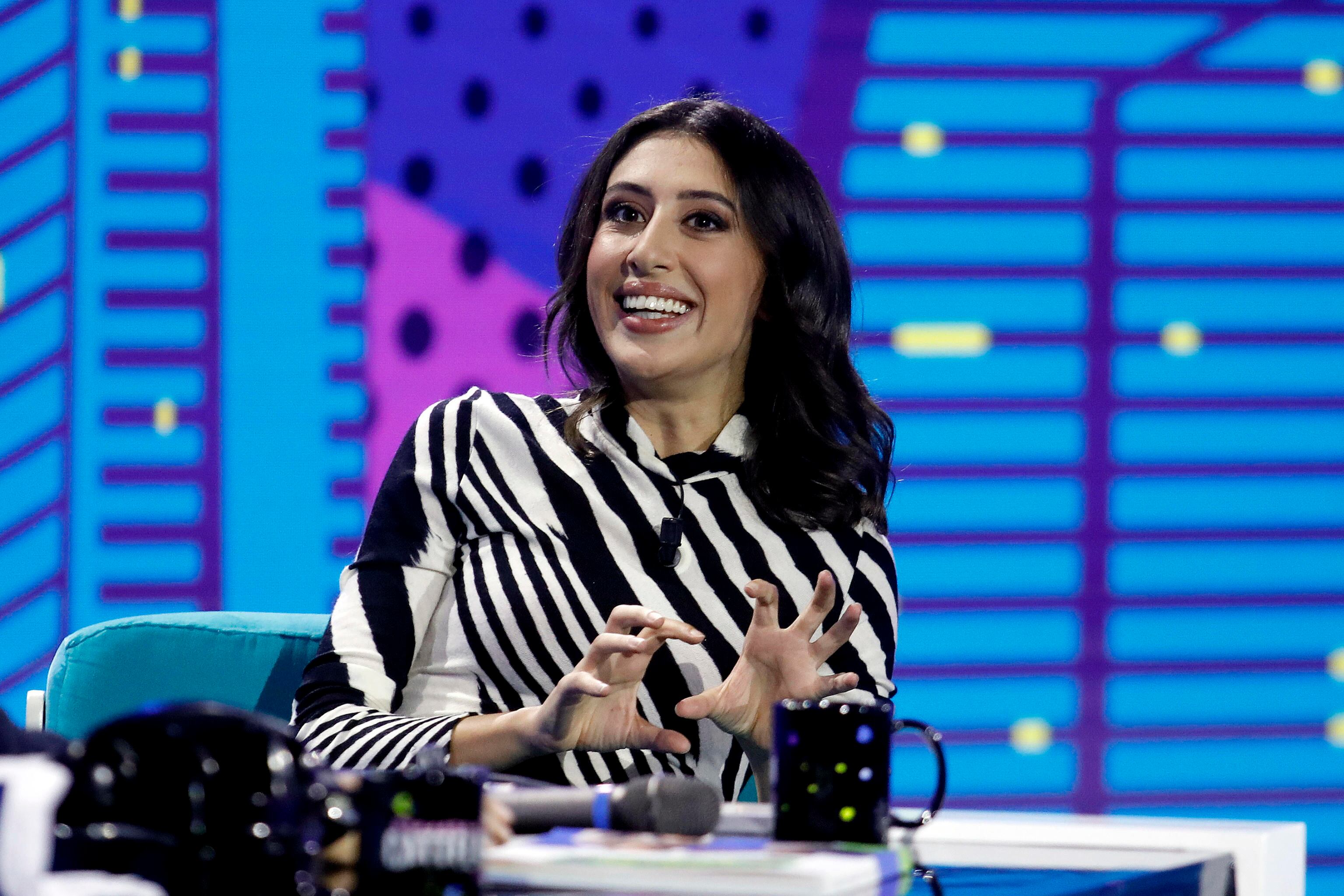 Milan (Italy), 26/09/2023.- (FILE) A file picture dated 26 September 2023 shows Italian journalist and writer Cecilia Sala as a guest in the TV show "Stasera c'è Cattelan" in the RAI studios in Milan, Italy (issued 28 December 2024). Cecilia Sala who works for the newspaper Il Foglio and the podcast company Chora Media, was reporting in Tehran on 19 December when she was arrested, the Italian foreign ministry announced on 28 December 2024. (Italia, Teherán) EFE/EPA/MOURAD BALTI TOUATI