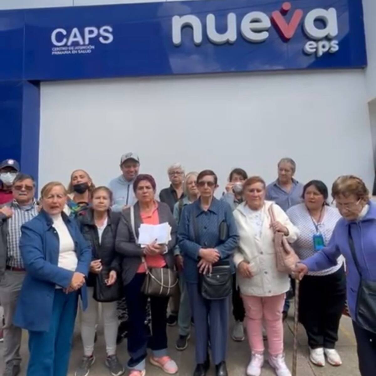 Afiliados de la Nueva EPS protestan en Fontibón: “No hay acceso a medicamentos”