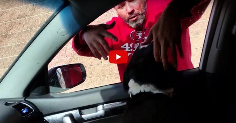 Emotivo reencuentro entre un hombre y su perro perdido por 12 días