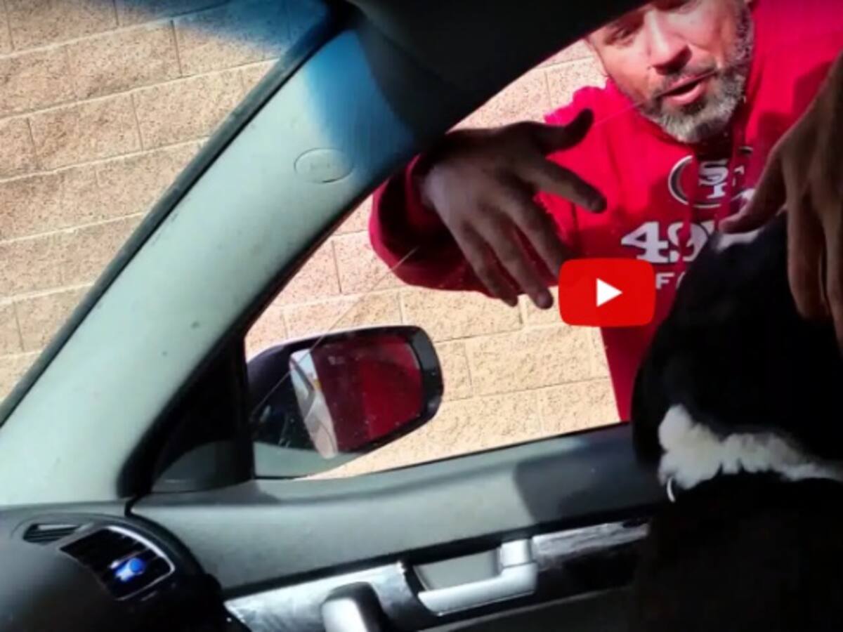 Emotivo reencuentro entre un hombre y su perro perdido por 12 días