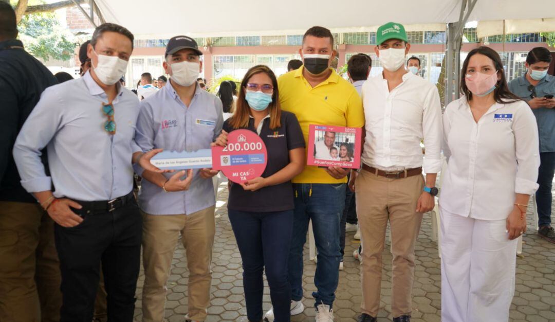 María de los Ángeles Rodelo, se convirtió en la nueva propietaria de una de las casas de la urbanización Parques de Bolívar.