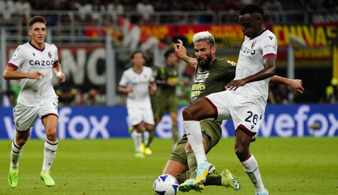 Jhon Janer Lucumí fue titular en su debut con Bologna.