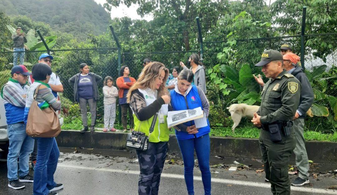 Desalojos en la vía a Cúcuta