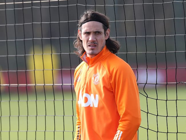 Edinson Cavani, actual jugador del Manchester United