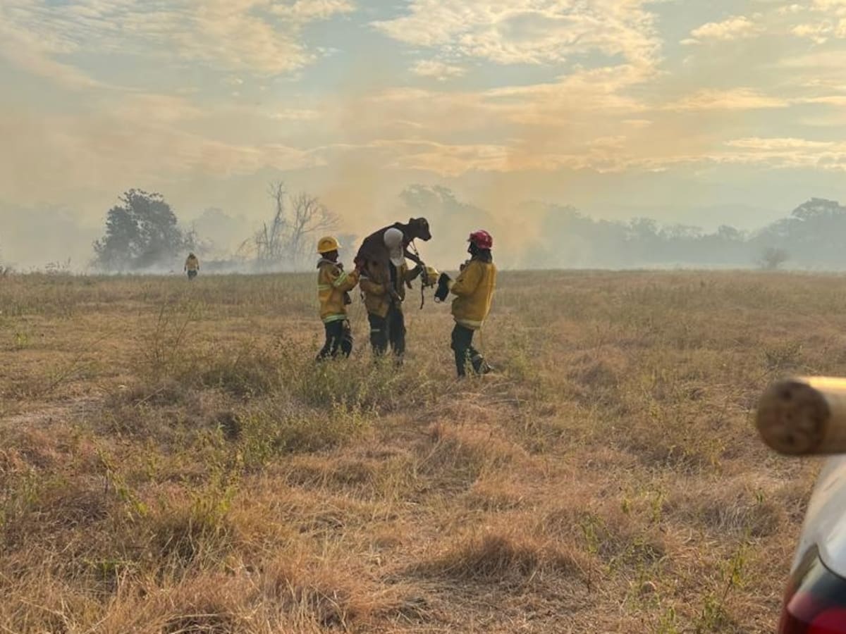 Antioquia envió equipos especializados para apoyar emergencias por incendios en Tolima