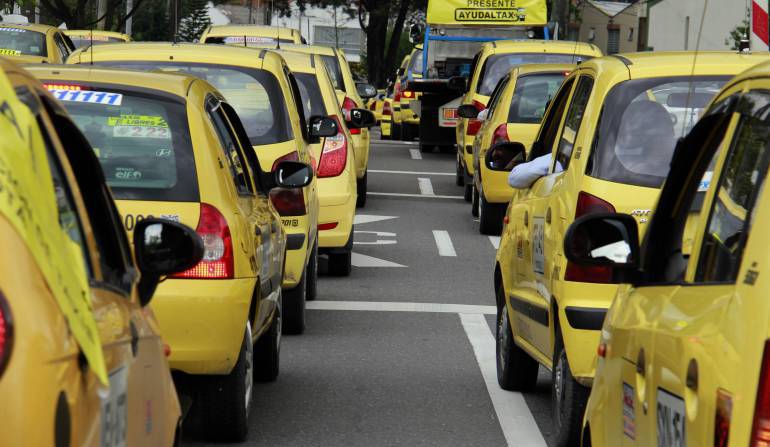Protesta de taxistas
