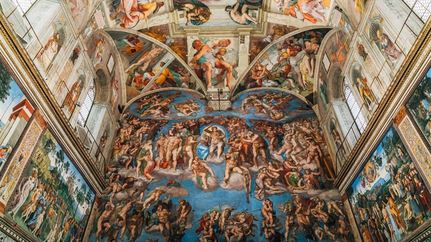 En la exposición estará la réplica de la estructura de la capilla Sixtina y 280 cuadros del artista. Foto: Getty Images