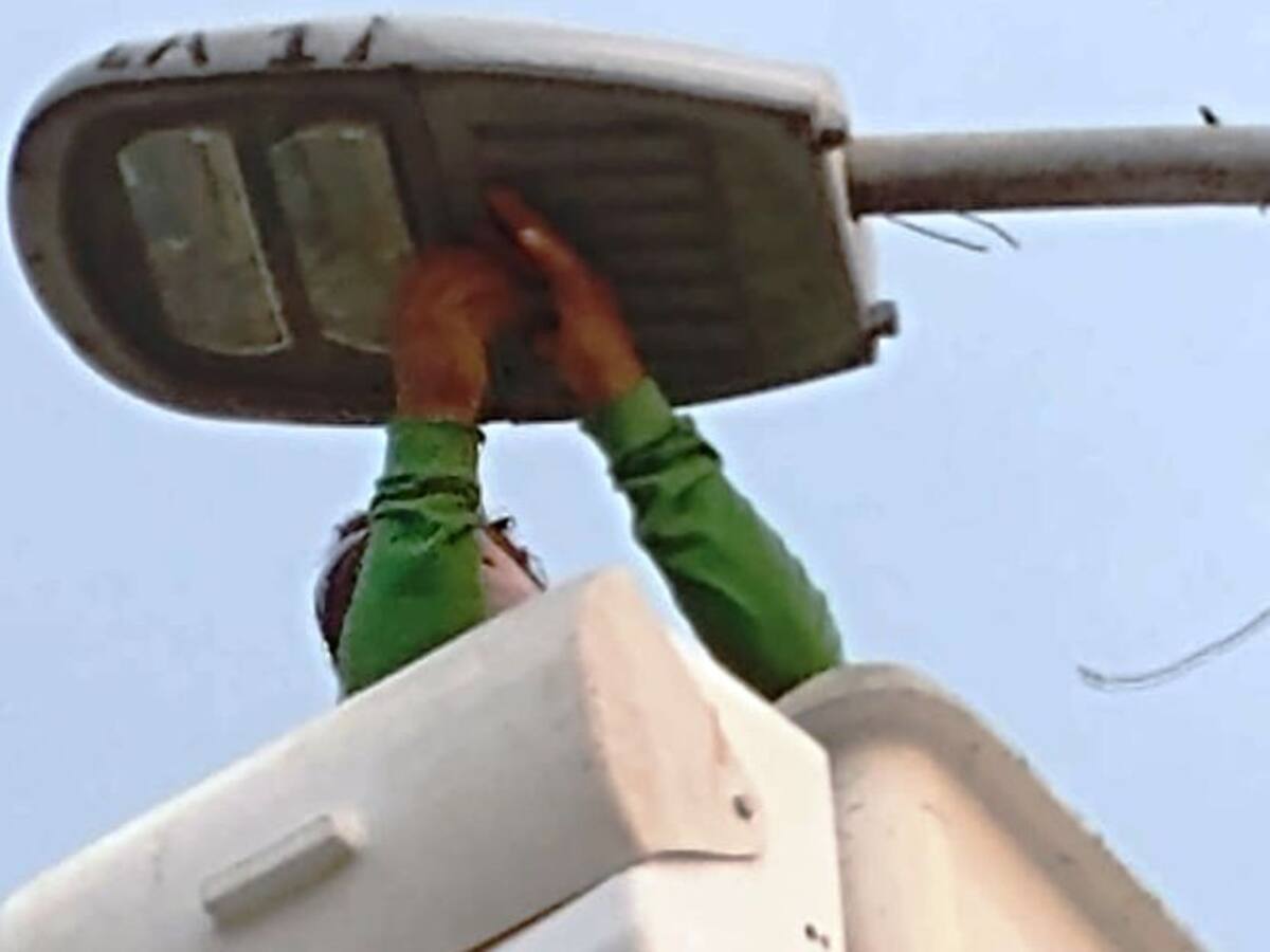 AGM Desarrollos garantiza alumbrado público en medio de la cuarentena