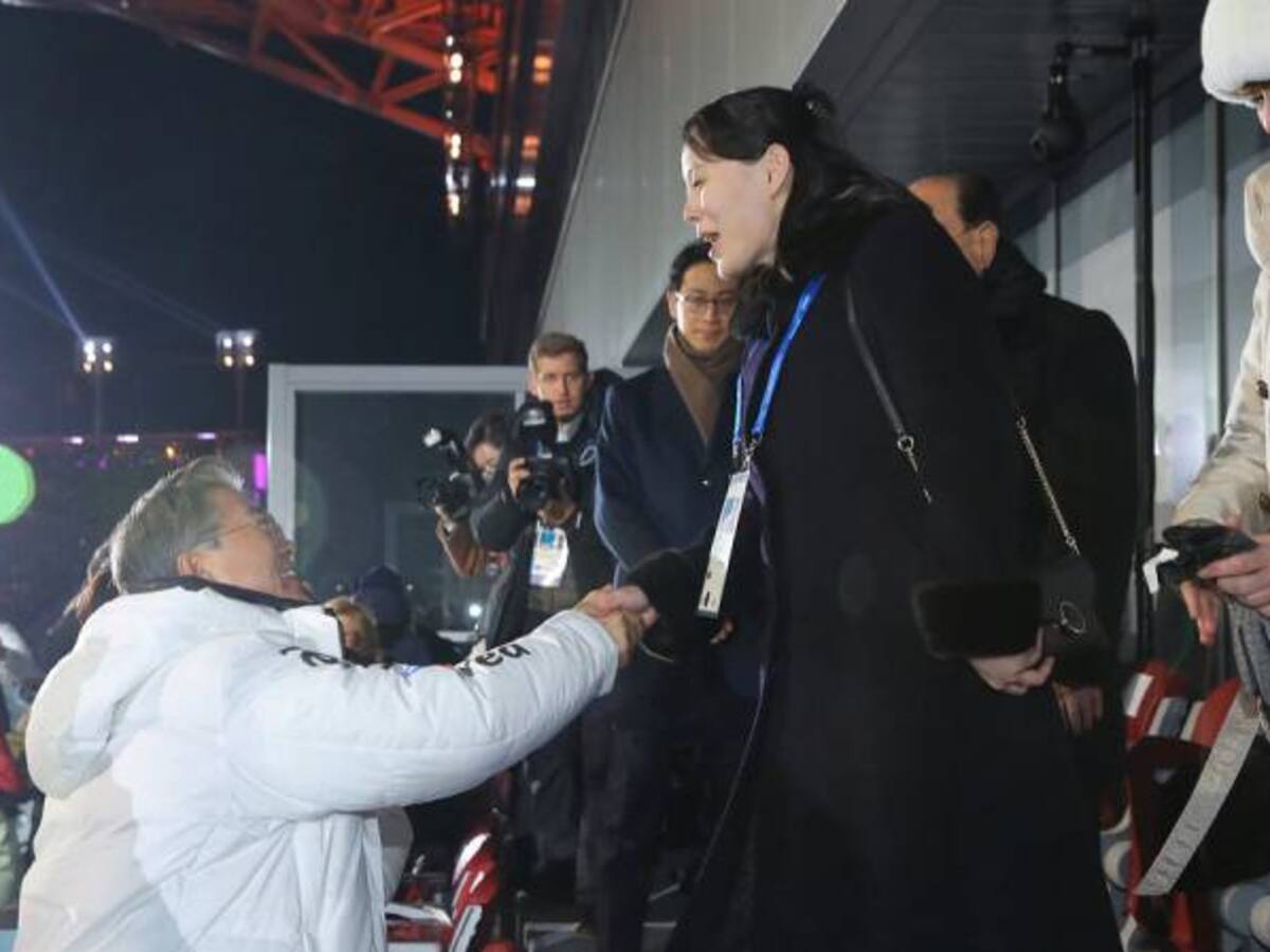 ¡Histórico! Saludo de presidente de Corea del Sur y hermana de Kim Jong-un