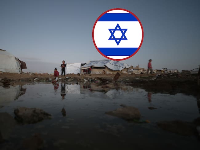 Condiciones climaticas en Gaza. Foto: Hassan Jedi/Anadolu via Getty ImagesIsrael. Foto: Getty Images.