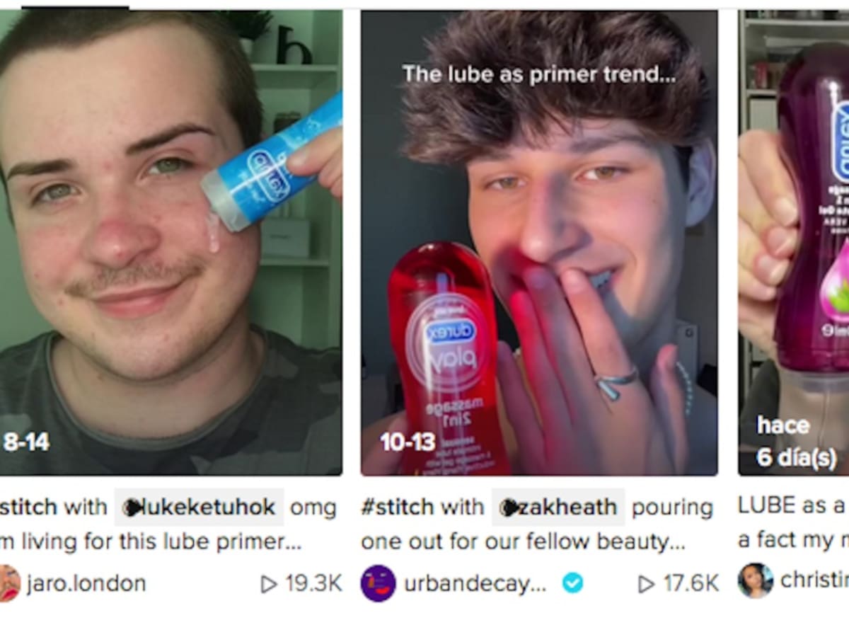 Peligrosa tendencia de TikTok promueve usar lubricantes sexuales en la cara