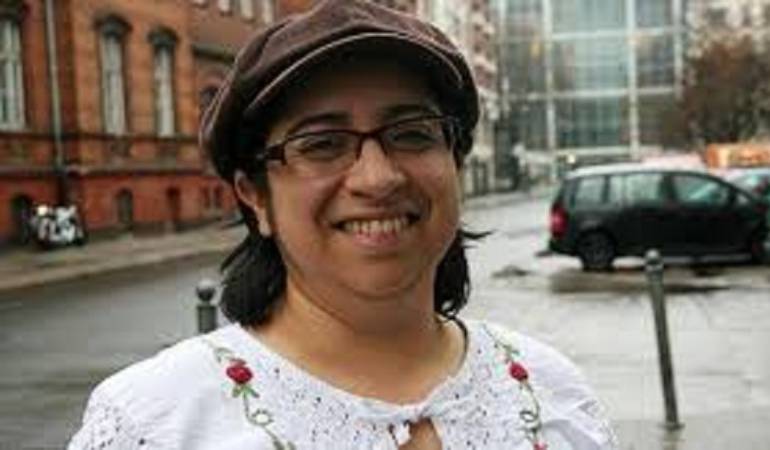 Judhit Maldonado. Vocera de las farc en el Congreso.