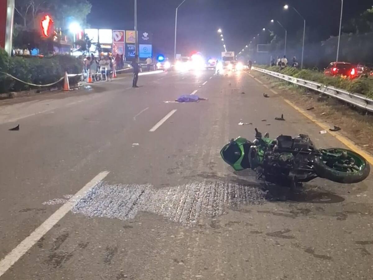 Dos personas murieron en Cartagena por accidente de tránsito en la Vía al Mar: hay un herido