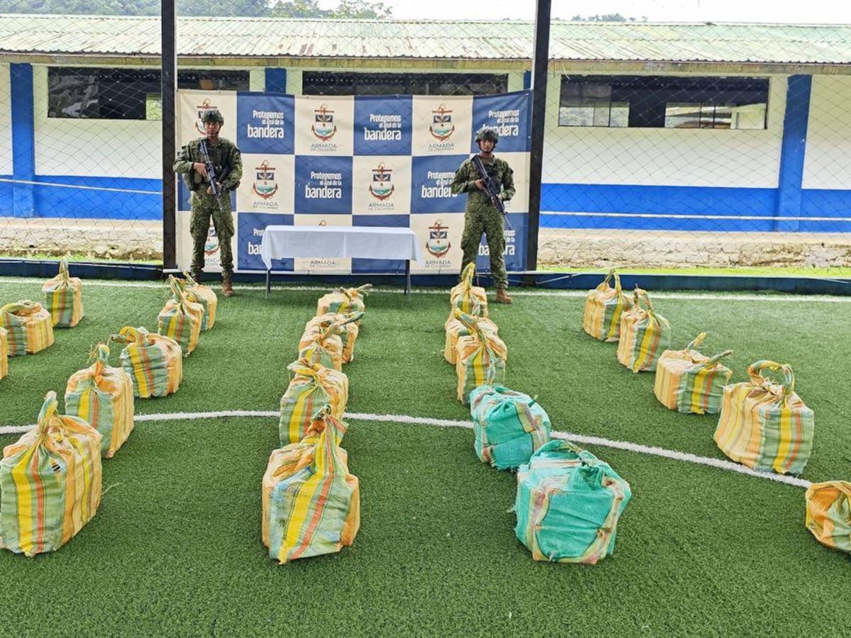 En Chocó incautaron más de media tonelada de cocaína que tenía un valor de USD 33 millones