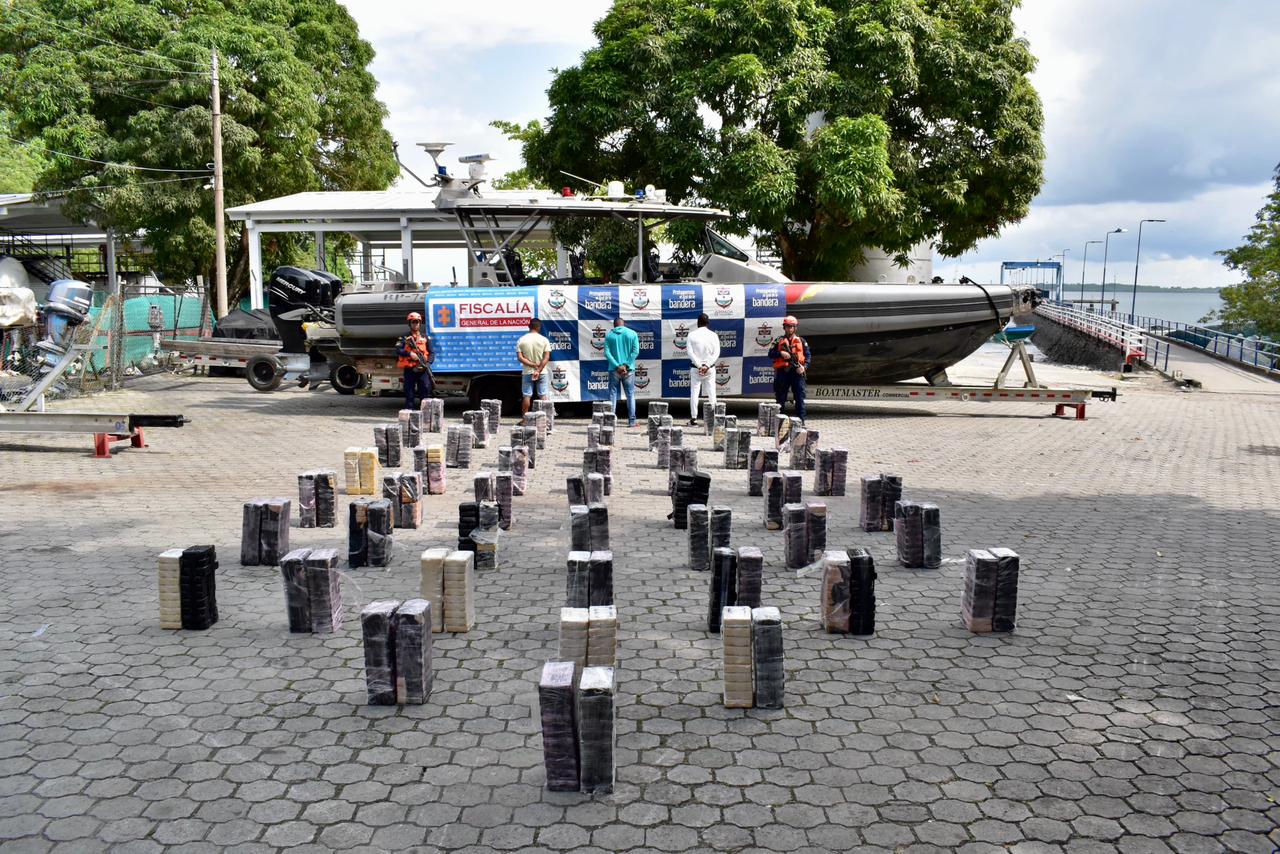 Decomiso de coca en el pacífico- Foto: Armada Nacional