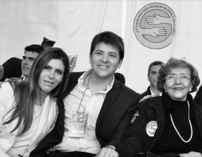 María Carolina Hoyos, Miguel Uribe y Nydia Quintero. Foto: Instagram María Carolina Hoyos.