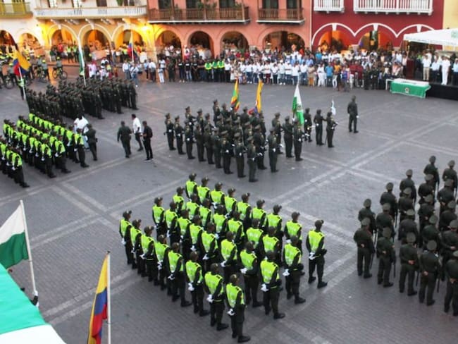 Alcalde de Cartagena dio la bienvenida a 140 policías para la ciudad