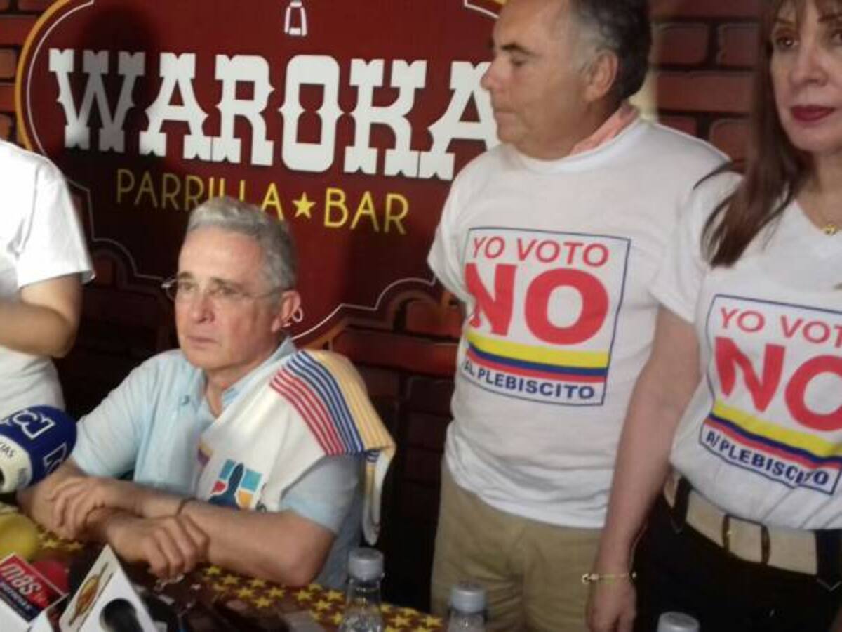 Uribe comparó anuncio del gobierno sobre el metro de Bogotá con la compra de votos para el plebiscito