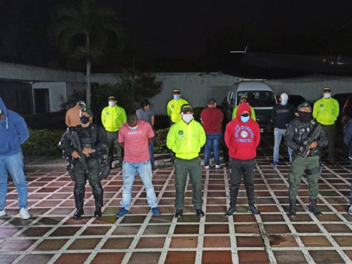 40 capturados deja una operación nacional contra el narcotráfico en Cali