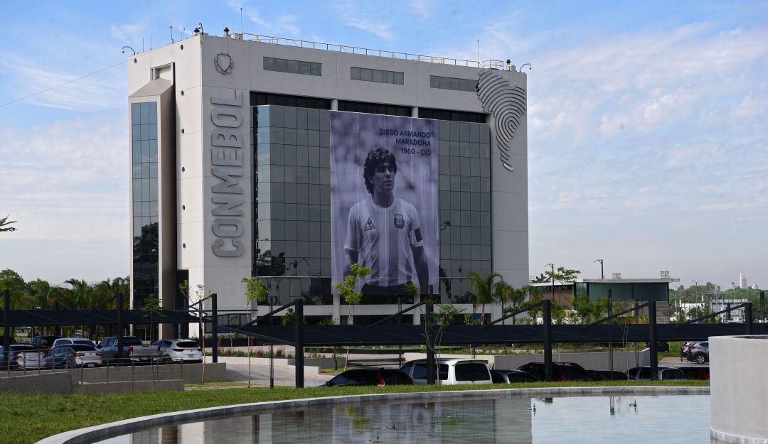 Edificio de la Conmebol en Asunción Paraguay