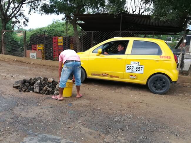 Falta de pavimentación