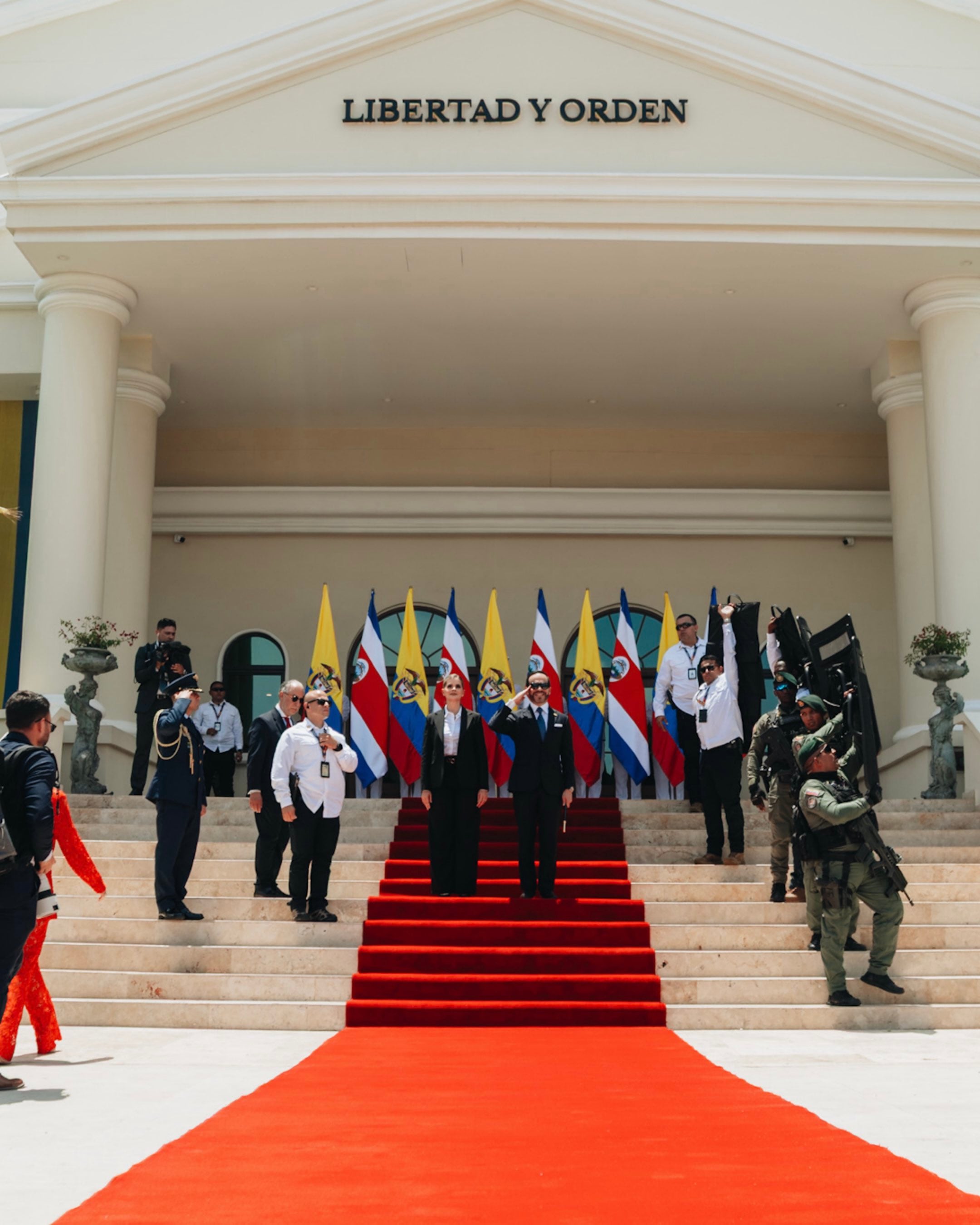 Colombia y Costa Rica acuerdan esfuerzos “para una lucha sin cuartel” contra el crimen transnacional. Foto: @ABDELAESPRIELLA