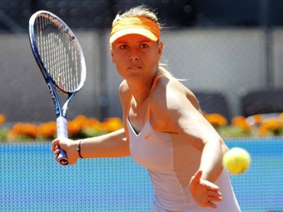 María Sharapova sufre bursitis y cancela su participación en el Abierto de Estados Unidos