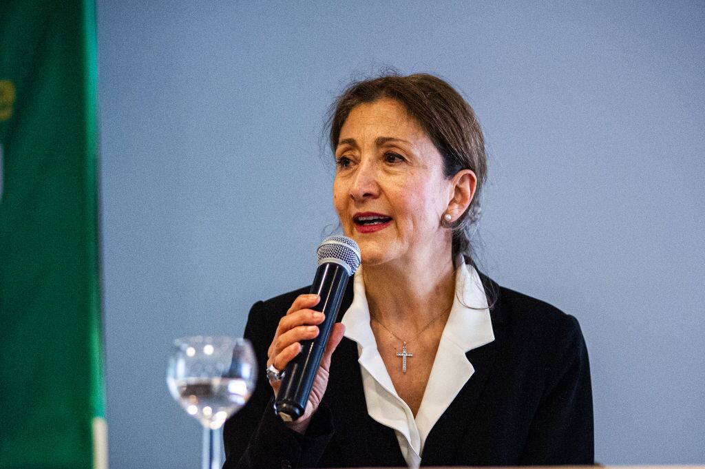 Ingrid Betancourt. (Photo by Sebastian Barros/NurPhoto via Getty Images)